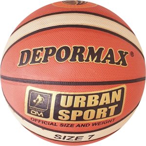 Pelota de basquet cuero pu DEPORMAX nro 7